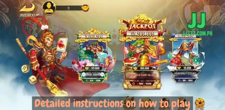 Detailed instructions on how to play Fishing Shoot Journey to the West